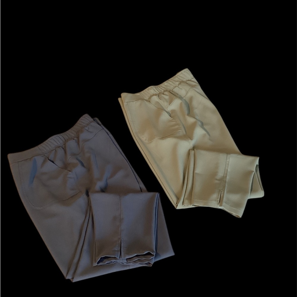 2pc BUNDLE 32 Degrees Cool Light Sage and Blue Leisureware Pants